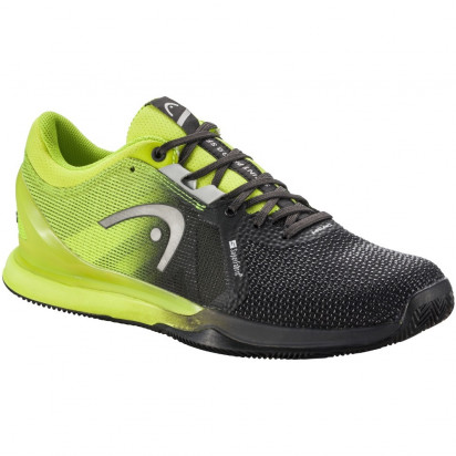 Head Sprint Pro 3.0 SF (CC) Black/Lime Men's Tennis Shoe