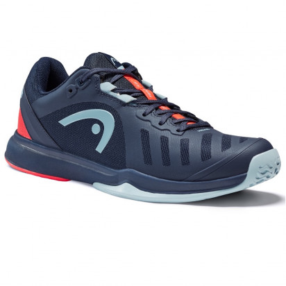 Head Sprint Team 3.0 Dress Blue/Neon Red Men's Tennis Shoe