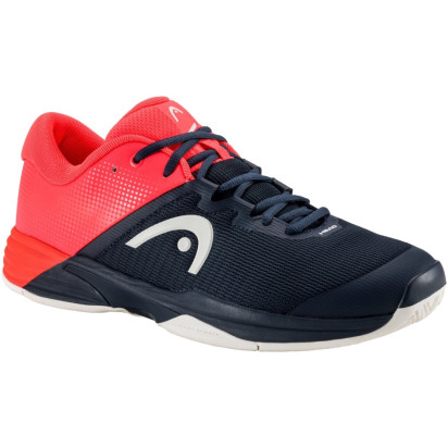 Head Revolt Evo AC Blueberry/Fiery Coal Wide Fit Men's Tennis Shoe