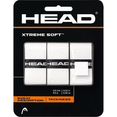 Head Xtreme Soft Overgrip 3 Pack White