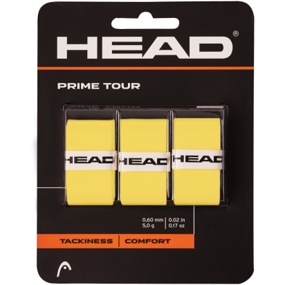 Head Prime Tour Yellow Overgrip 3 Pack