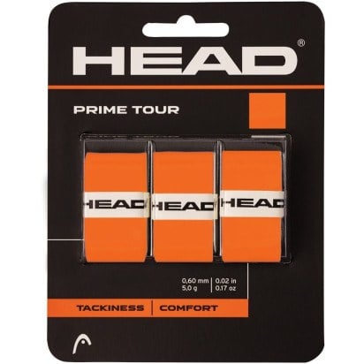 Head Prime Tour Orange Overgrip 3 Pack
