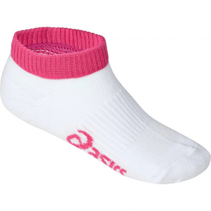 ASICS Kids Pace Socks White/Pink 10-13K