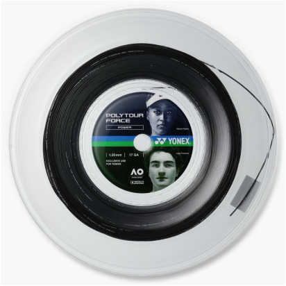 Yonex Poly Tour Force 1.20 Black Reel 