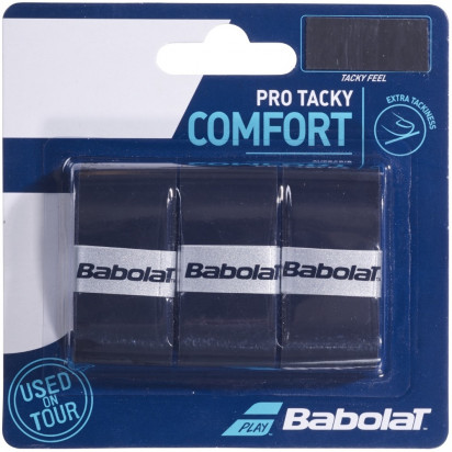 Babolat Pro Tacky 3 Pack Black Overgrip