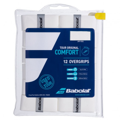 Babolat Tour Original White 12 Pack Overgrips