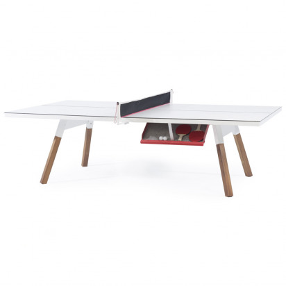 RS Barcelona You and Me Outdoor Table Tennis Table - White