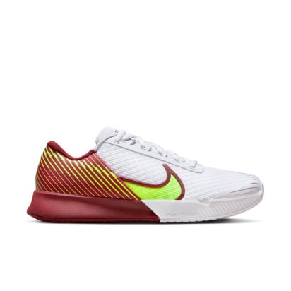 Nike Air Zoom Vapor Pro 2 Men's White/Lime Blast/Team Red (HC) Tennis Shoe