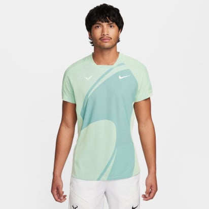 Nike Rafa Photo Blue / White Short-Sleeve Men's Tennis Top 