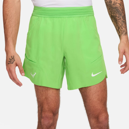 Nike DriFit Advantage Rafa Action Green Men's Tennis Shorts