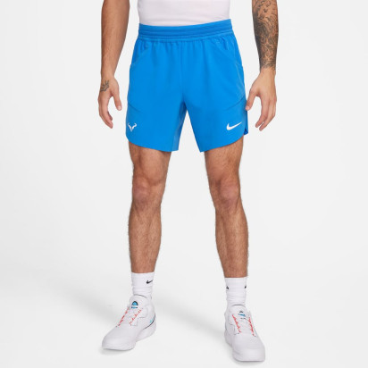 Nike Rafa Photo Blue / Lemon Twist Men's Tennis Shorts