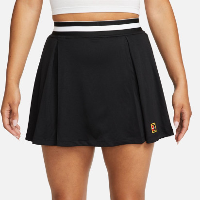 Nike Court Dri-Fit Heritage Black Women's Tennis Skirt