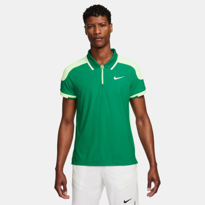 Nike Court Dri-Fit Advantage Slam Malachite/Volt/Coconut Milk Tennis Polo