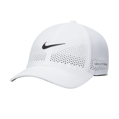 Nike Dri-Fit Advantage Club Hat White/Black - M/L