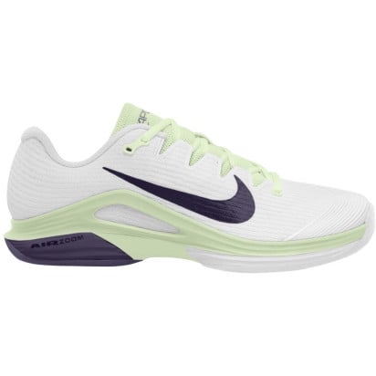Nike Vapor 12 White/Dark Raisin/Volt Tint (AC) Men's Tennis Shoes