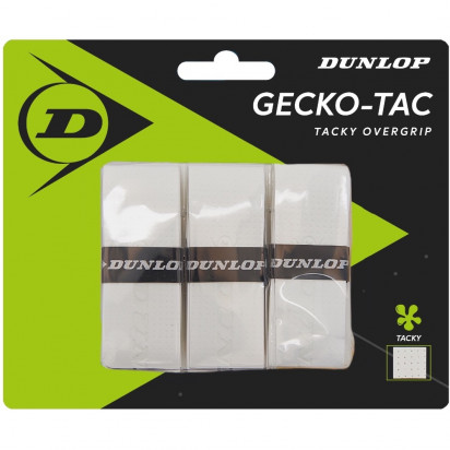 Dunlop Gecko-Tac overgrip 3 pack white
