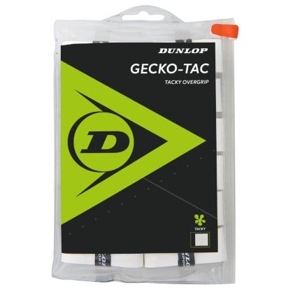 Dunlop Gecko-tac Overgrip White 12 Pack