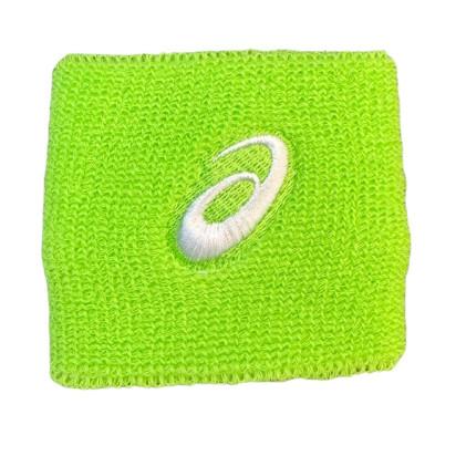 Asics Illuminate Green Wristband Pair (2 Pack)