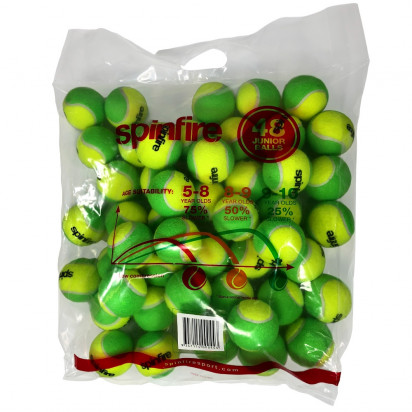Spinfire Green Junior Balls (48 Pack)