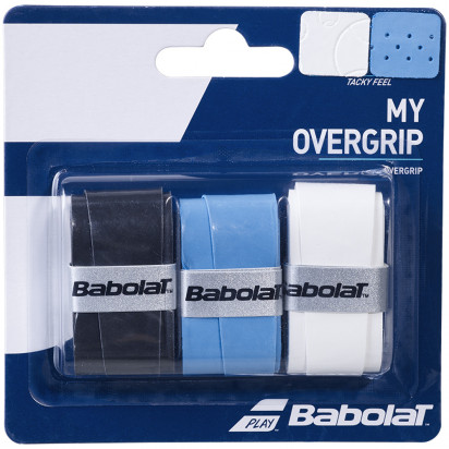 Babolat My Overgrip Black/Blue/White 3 Pack