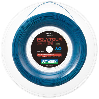 Yonex Poly Tour Spin 1.25mm Blue Tennis Reel