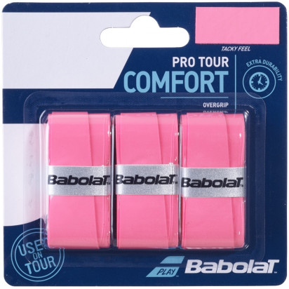 Babolat Pro Tour Pink 3 Pack Overgrips