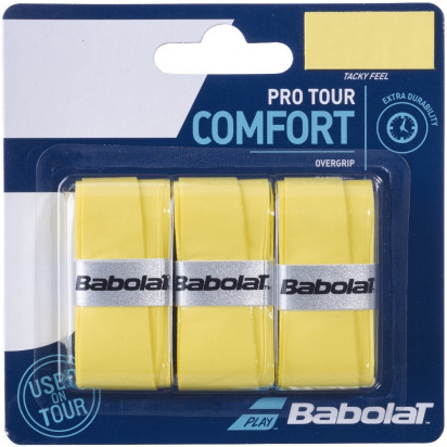 Babolat Pro Tour Yellow 3 Pack Overgrips