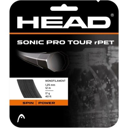 Head Sonic Pro Tour rPET 1.25mm Black Set