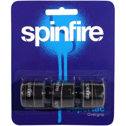 Spinfire Supertac 3 Pack Black Overgrips