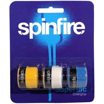 Spinfire Supertac 3 Pack Multicolour Overgrips