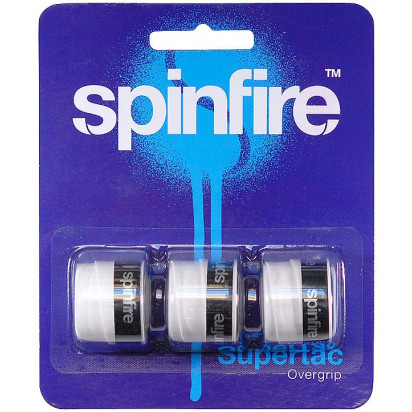 Spinfire Supertac 3 Pack White Overgrips