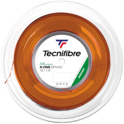 Tecnifibre X-One Biphase 1.18 Orange Squash Reel