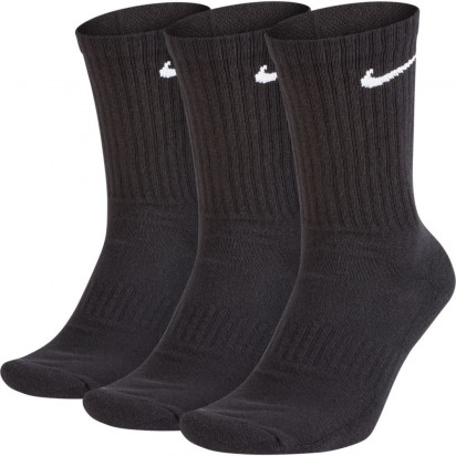 Nike Everyday Cushioned 3 Pack Socks Black