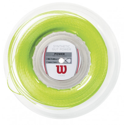 Wilson Synthetic Gut Power 1.30mm Lime Reel