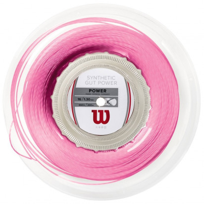 Wilson Synthetic Gut Power 1.30mm Pink Reel