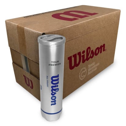 Wilson Tour Premier All Court Box of Balls (18 x 4 Ball Can)