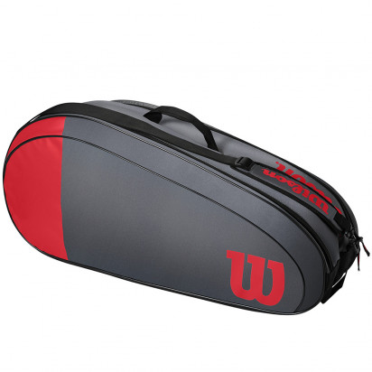 Wilson Team 6 Racquet Red/Grey Tennis Bag
