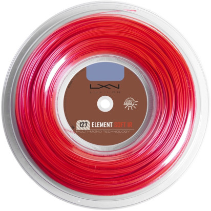 Luxilon Element IR Soft Red 1.27mm String Reel