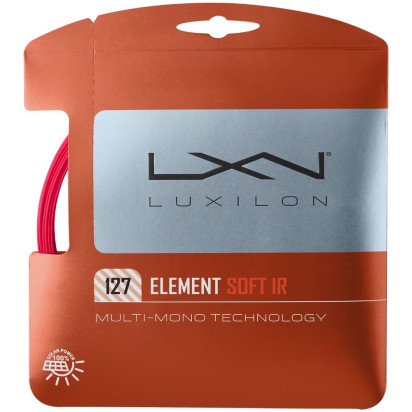 Luxilon Element IR Soft Red 1.27mm String Set
