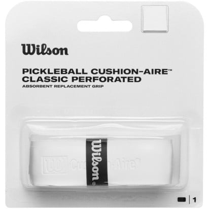 Wilson Pickleball Cushion-Aire Classic Perforated Replacement Grip White 
