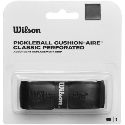 Wilson Pickleball Cushion-Aire Classic Perforated Replacement Grip Black 