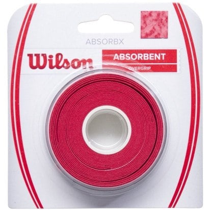 Wilson Absorbx Overgrip Red 3 Pack  