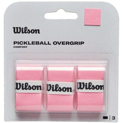Wilson Comfort Pickleball Paddle Overgrips (3 Pack Pink)