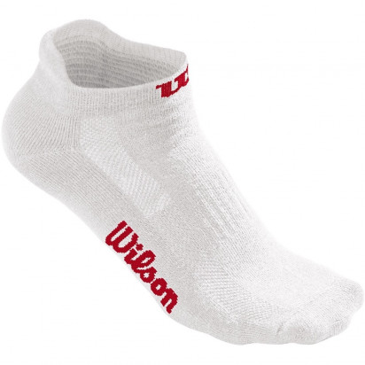 Wilson No Show White Women's Socks (3 Pack)