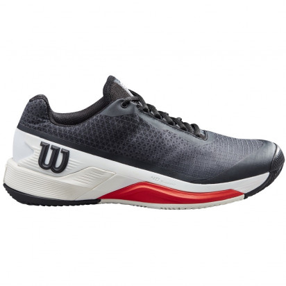 Wilson Rush Pro 4.0 Clay Court Black/White Men's Tennis Shoe (2023)
