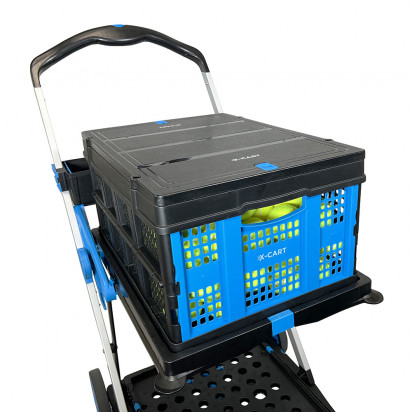 V Cart Folding Tennis Trolley - Basket Lid