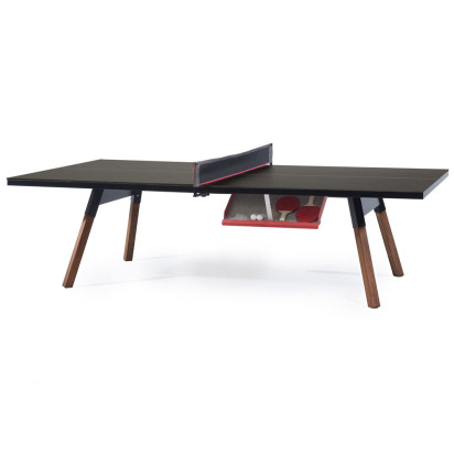 RS Barcelona You and Me Outdoor Table Tennis Table - Black