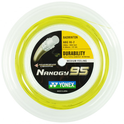 Yonex Nanogy 95 Flash Yellow 200m Reel