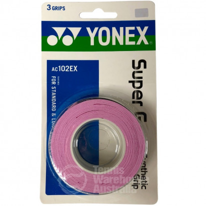Yonex Super Grap 3 Pack Pink
