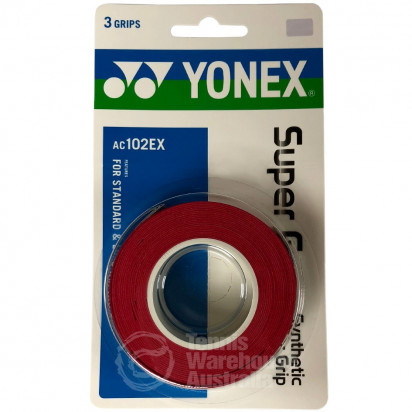 Yonex Super Grap 3 Pack Red